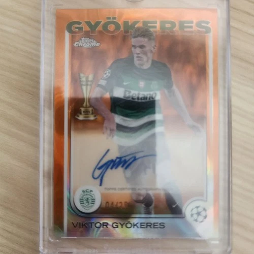 Viktor Gyokeres 2024 Topps Cromo UEFA Clubes Competiciones