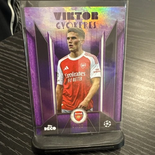Viktor Gyokeres 2025 Topps Deco Purple /50
