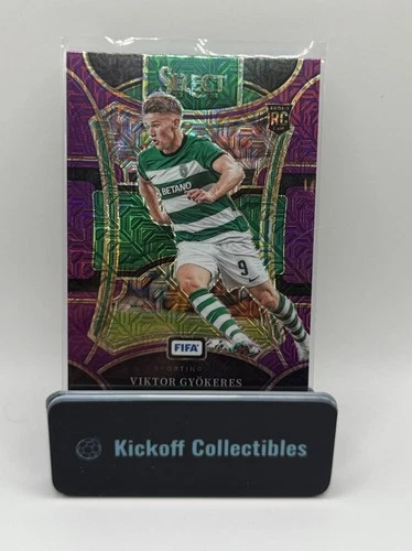 Viktor Gyokeres 2024 Panini FIFA Select Purple Mojo