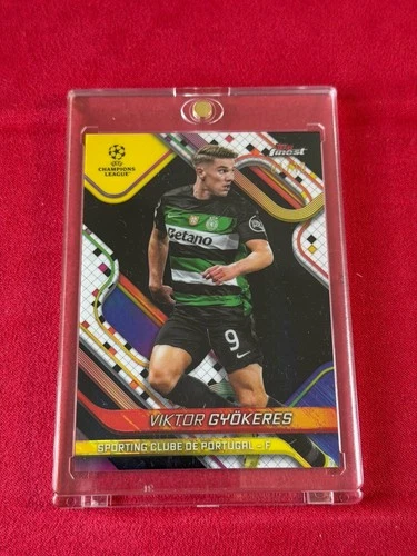Viktor Gyokeres 2024 Topps Finest Black Refractor /10