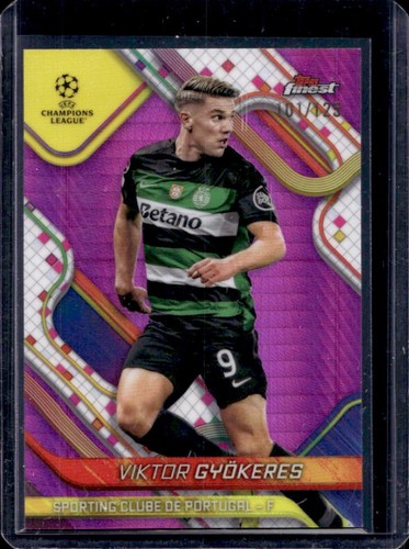Viktor Gyokeres 2024 Topps Finest Pink Shimmer /125
