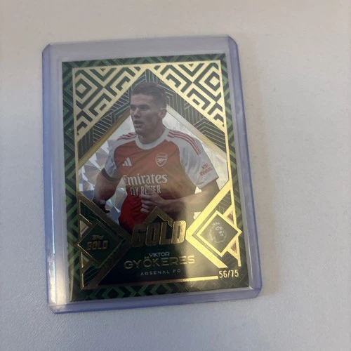 Viktor Gyokeres 2025 Topps Gold Premier League Gold /75