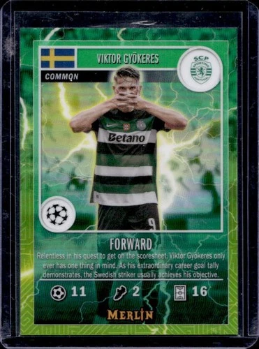 Viktor Gyokeres 2024 Topps Merlin Chrome