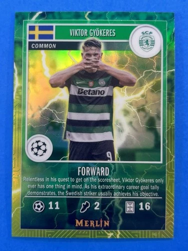 Viktor Gyokeres 2024 Topps Merlin Chrome