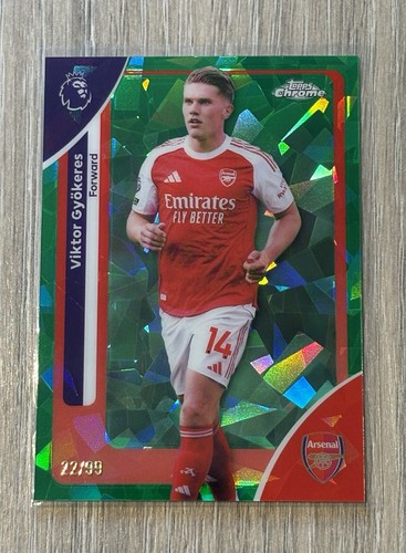 Viktor Gyokeres 2025 Topps Premier League Sapphire Green /99