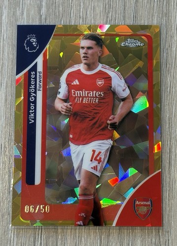 Viktor Gyokeres 2025 Topps Premier League Sapphire Sapphire /50