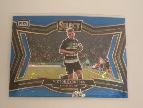 Viktor Gyokeres 2024 Panini Prizm Blue Lazer