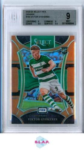 Viktor Gyokeres 2023 Panini Select Arancione /49