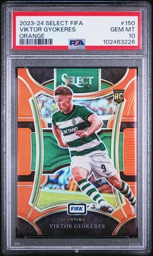 Viktor Gyokeres 2023 Panini Select Arancione /49