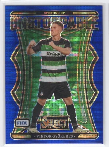 Viktor Gyokeres 2024 Panini Select Blue Pulsar