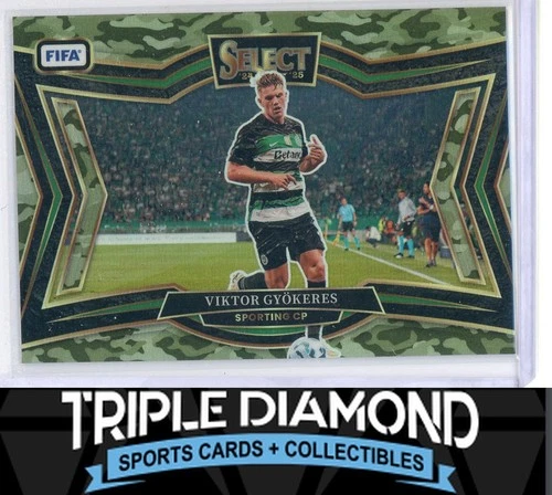 Viktor Gyokeres 2024 Panini Select FIFA Forest Camo /135