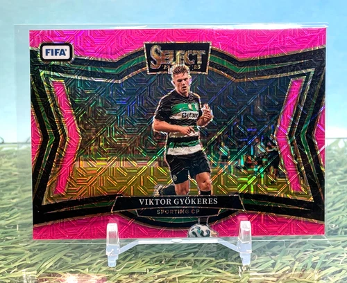 Viktor Gyokeres 2024 Panini Select FIFA Pink Mojo Prizm /299