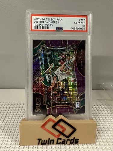 Viktor Gyokeres 2024 Panini Select FIFA Purple Mojo