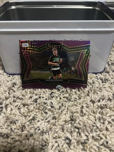 Viktor Gyokeres 2024 Panini Select Fifa Purple Mojo Prizm #213