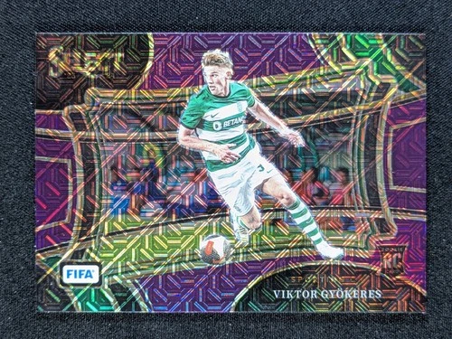 Viktor Gyokeres 2023 Panini Select FIFA Purple Mojo Prizm #225