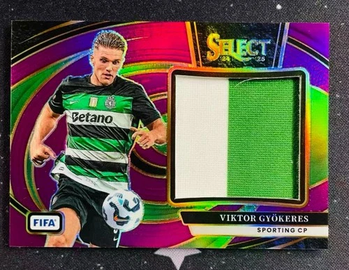 Viktor Gyokeres 2024 Panini Select FIFA Viola Prizm /49