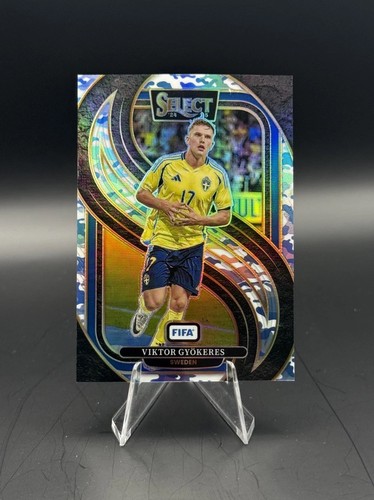 Viktor Gyokeres 2024 Panini Select FIFA Winter Camo /30