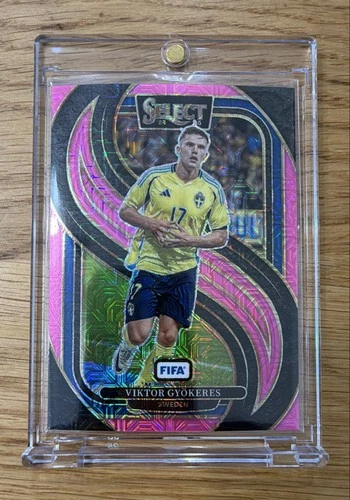 Viktor Gyokeres 2024 Panini Select Pink Mojo Prizm /299