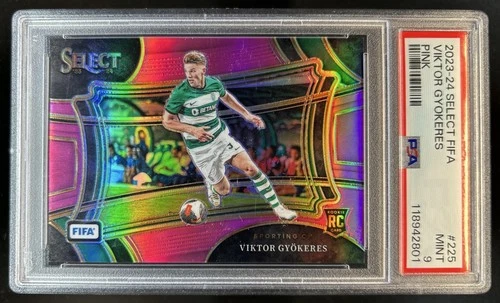 Viktor Gyokeres 2023 Panini Select Pink Prizm /75