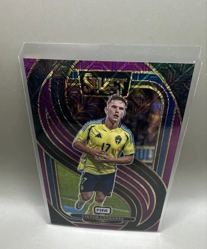 Viktor Gyokeres 2024 Panini Select Purple Mojo Prizm