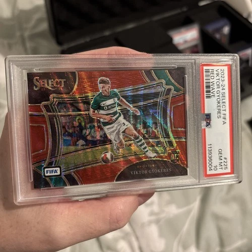 Viktor Gyokeres 2024 Panini Select Red Prizm