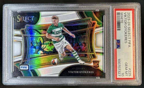 Viktor Gyokeres 2023 Panini Select White Prizm /20