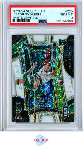 Viktor Gyokeres 2023 Panini Select White Sparkle