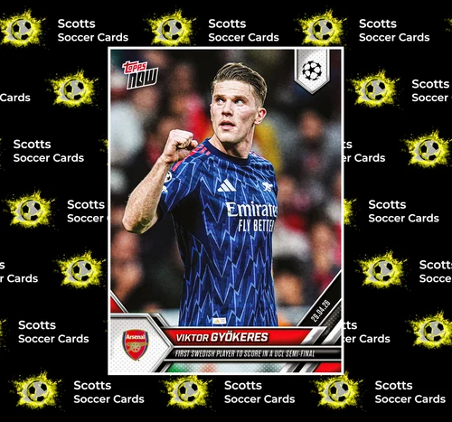 Viktor Gyokeres 2025 Topps NOW UEFA UCL #131