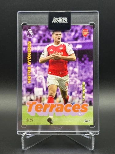Viktor Gyokeres 2025 Topps Total Football Purple /25