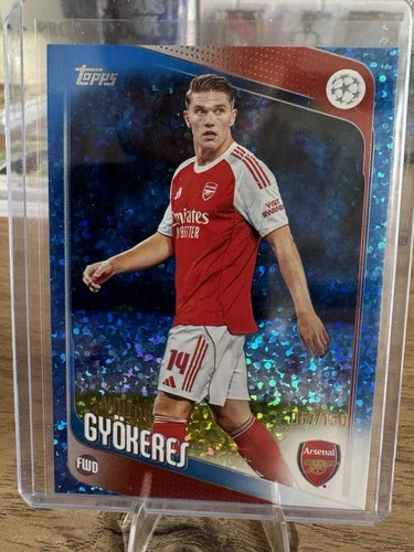 Viktor Gyokeres 2025 Topps UCC Flagship Blue /150