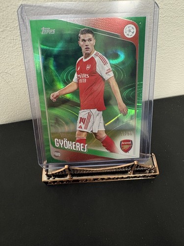 Viktor Gyokeres 2025 Topps UEFA Club Competitions Green /99