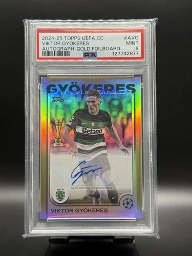 Viktor Gyokeres 2024 Topps UEFA Gold Refractor /50