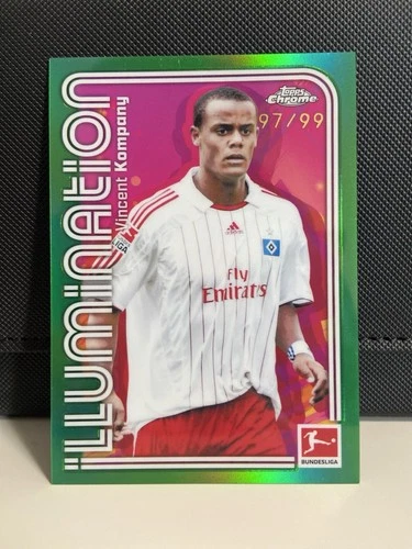 Vincent Kompany 2026 Topps Chrome Green Refractor /99