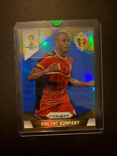 Vincent Kompany 2014 Panini Prizm World Cup Blue /199