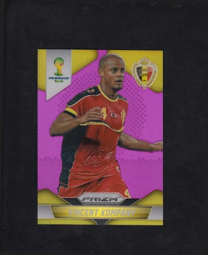 Vincent Kompany 2014 Panini Prizm World Cup Purple /99