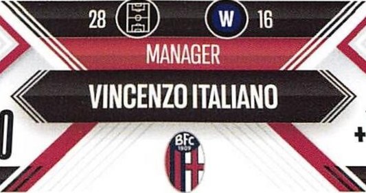 Vincenzo Italiano 2024 Topps Match Attax UEFA Club Competitions Extra