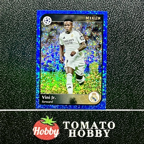 Vinícius Júnior 2024 Topps Merlin Chrome Blue Refractor /150