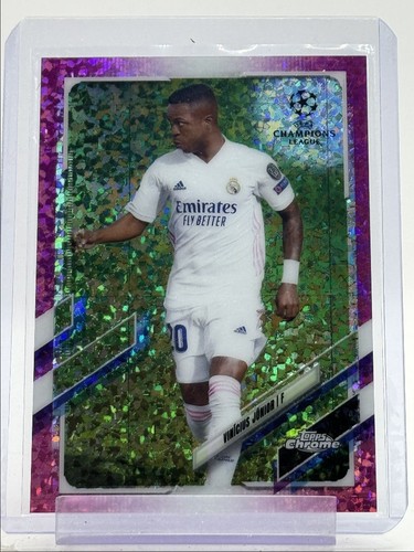 Vinícius Júnior 2020 Topps Cromo UEFA Rosa Diamante /175