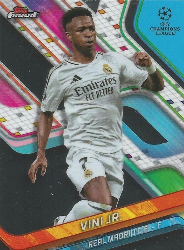 Vini Jr. 2024 Topps Finest UEFA Club Competitions