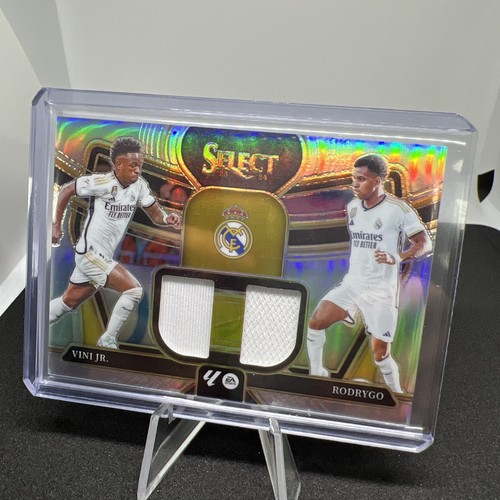 Vini Jr. / Rodrygo 2024 Panini Select Chrome Refractor /49