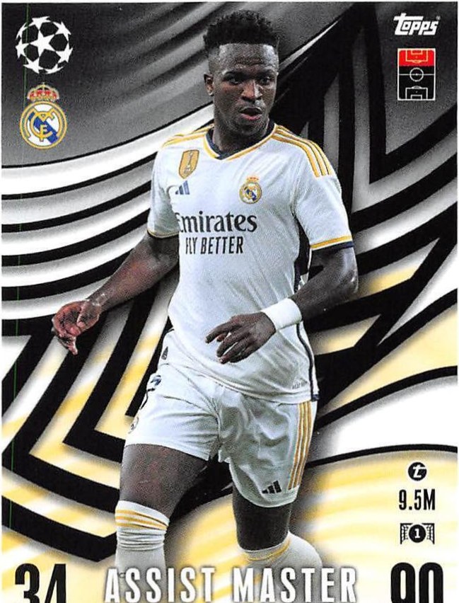 Vini Jr. 2023 Topps Match Attax UEFA Club Competitions Extra