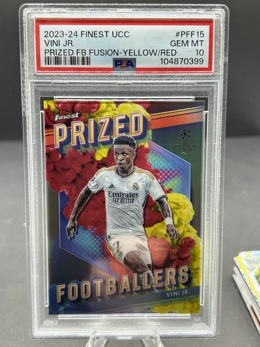 Vinicius Júnior 2023 Topps Finest Fusion Giallo Rosso