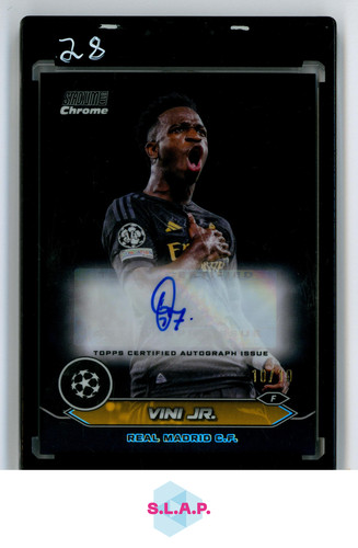 Vinicius Jr 2024 Topps Chrome Black /10