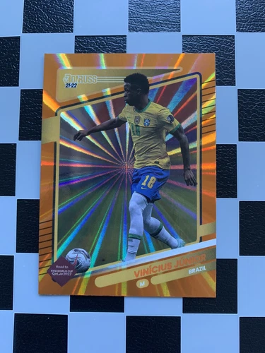 Vinicius Jr. 2021 Panini Donruss Orange Laser Holo