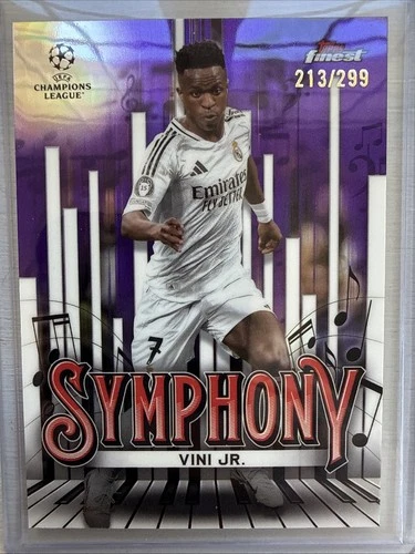 Vinicius Jr 2024 Topps Finest 213/299