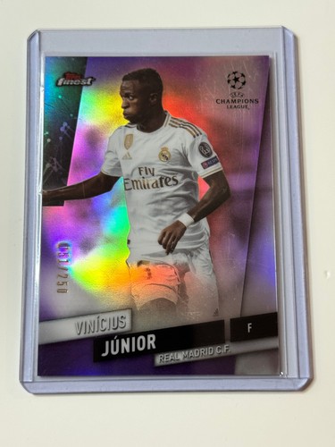 Vinicius Jr. 2019 Panini Finest Purple Refractor /250
