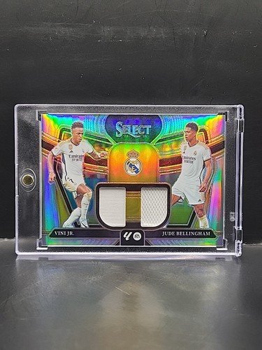 Vinicius Jr. / Jude Bellingham 2023 Panini Select Silver Prizm