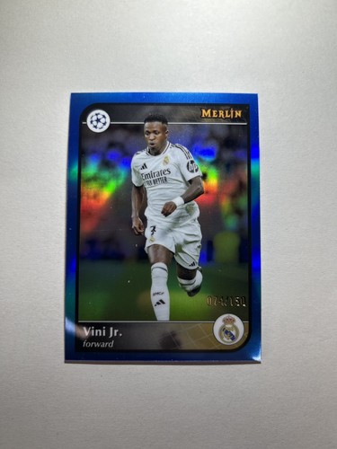 Vinicius Jr. 2024 Topps Merlin Chrome Blue /150