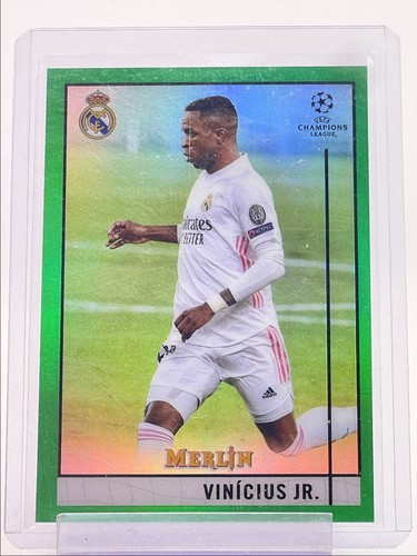 Vinicius Jr. 2020 Topps Merlin Chrome Green Refractor /99