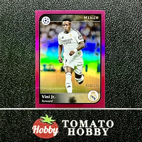 Vinicius Jr. 2024 Topps Merlin Chrome Magenta Refractor /125